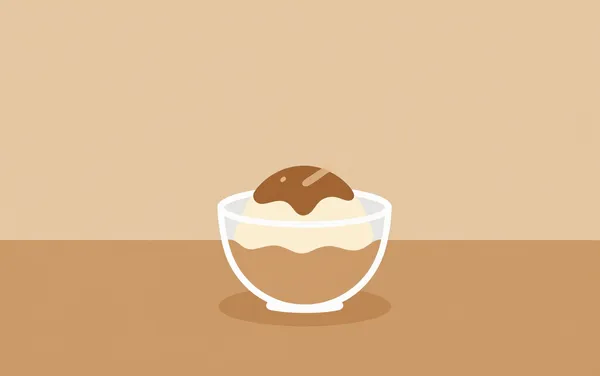 Flat illustration: stop an affogato turning to soup at home