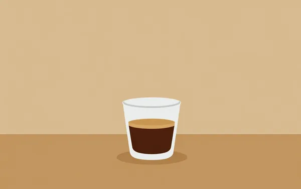 Flat illustration: with cold brew concentrate going off fast