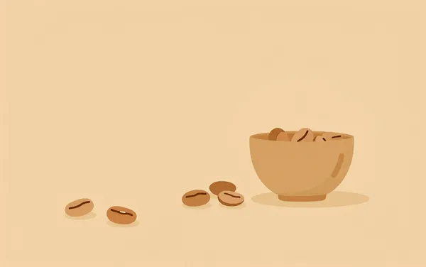 Flat illustration: with shots varying daily from same beans