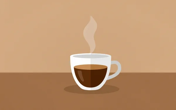 Flat illustration: with espresso ratio 1:2, 1:2.5, ristretto