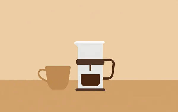 Flat illustration: you make better AeroPress coffee