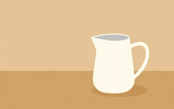 Flat illustration: if milk pitcher size ruins your microfoam