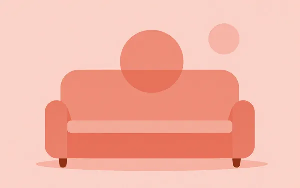 Flat illustration: with decision fatigue