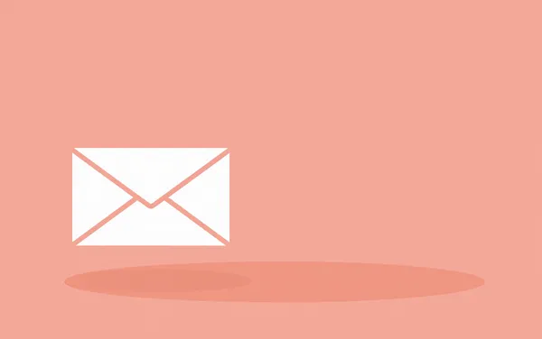 Flat illustration: with inbox overwhelm