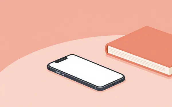 Flat illustration: you stop doomscrolling