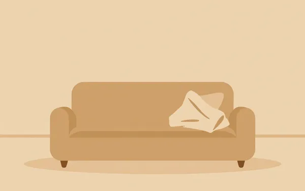 Flat illustration: you start decluttering when overwhelmed