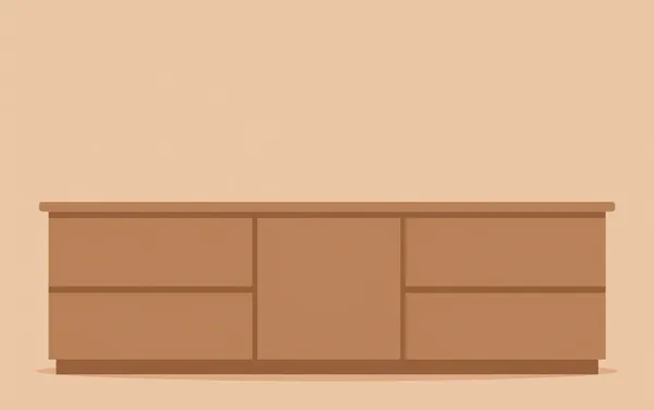 Flat illustration: deep kitchen cupboards stop losing food