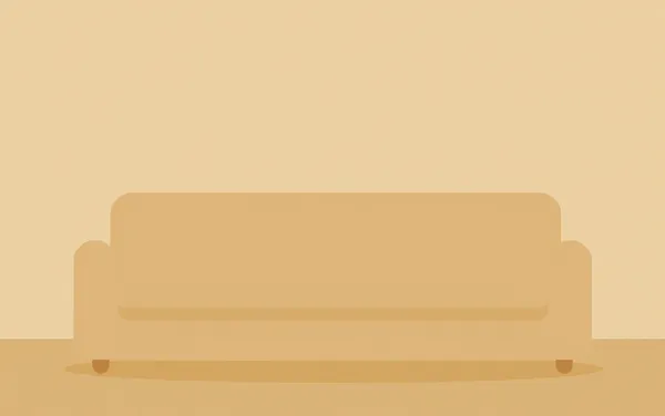 Flat illustration: a flat feel homely and keep your deposit