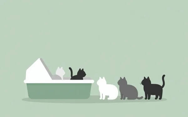 Flat illustration: end a litter-box war in a multi-cat home