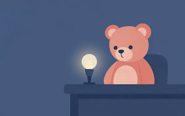 Flat illustration: feed a baby during a power outage