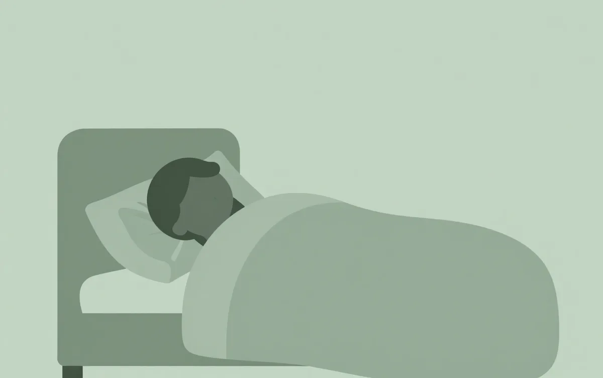 Flat illustration: with revenge bedtime procrastination